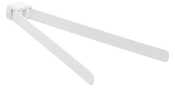 Gedy - Nástěnný věšák na ručníky PIRENEI 35,9 cm matná bílá