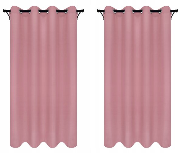 Závěs polozatemňovací s kroužky 140 cm x 240 cm