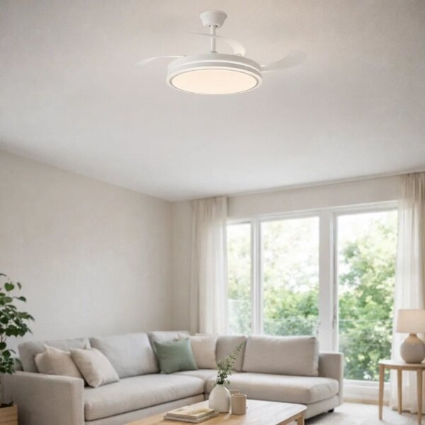 Rabalux 71364-LED Stm stropní svítidlo s ventilátorem LED/60W/230V 3000-6500K+DO
