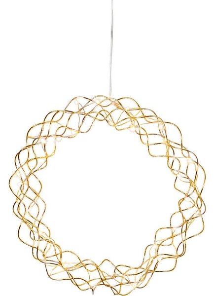 Eglo 411014 - LED Vánoční dekorace CURLY 30xLED/0,064W/3/230V mosaz