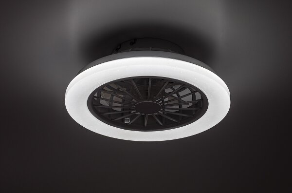 Rabalux 71348-LED Stm stropní svítidlo s ventilátorem LED/24W/230V 3000-6500K+DO