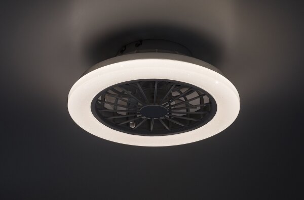 Rabalux 71348-LED Stm stropní svítidlo s ventilátorem LED/24W/230V 3000-6500K+DO