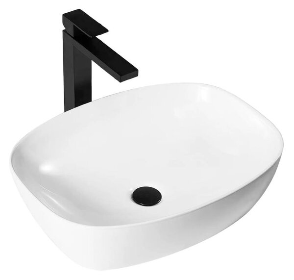 REA-U6616 - Umyvadlo na desku FREJA 39,5x51 cm keramika/bílá