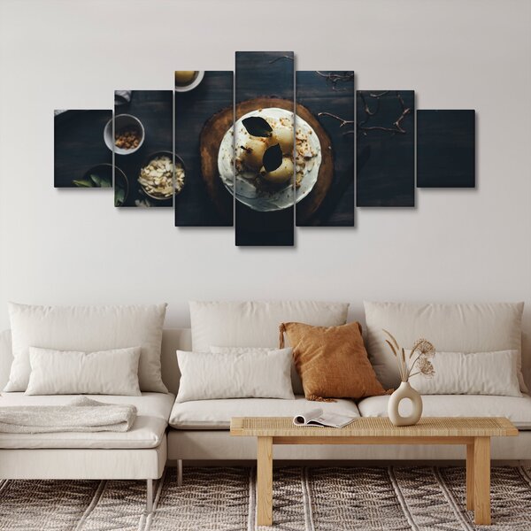 Obraz dezertu na stole (210x100 cm)