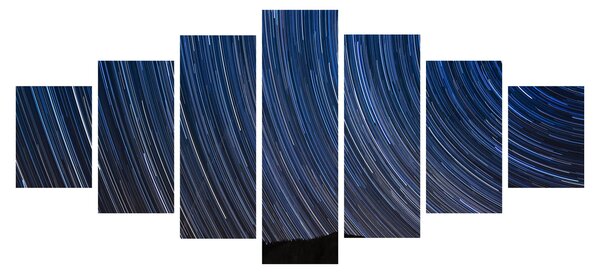 Obraz nočních hvězd a oblohy (210x100 cm)