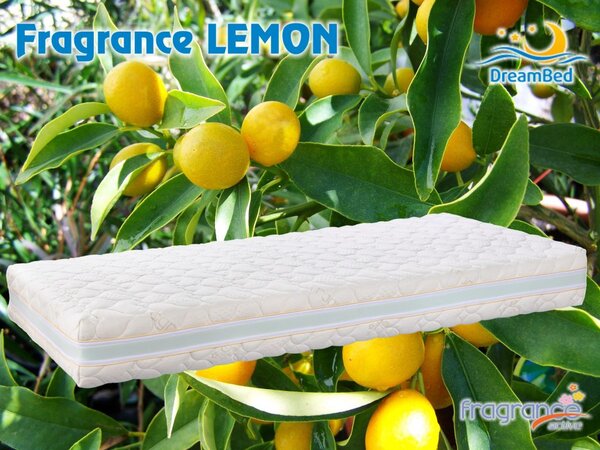 Matrace Fragrance Lemon z paměťové pěny DreamBed - 80x190cm