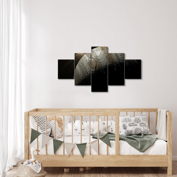 Obraz planety ve vesmíru (125x70 cm)