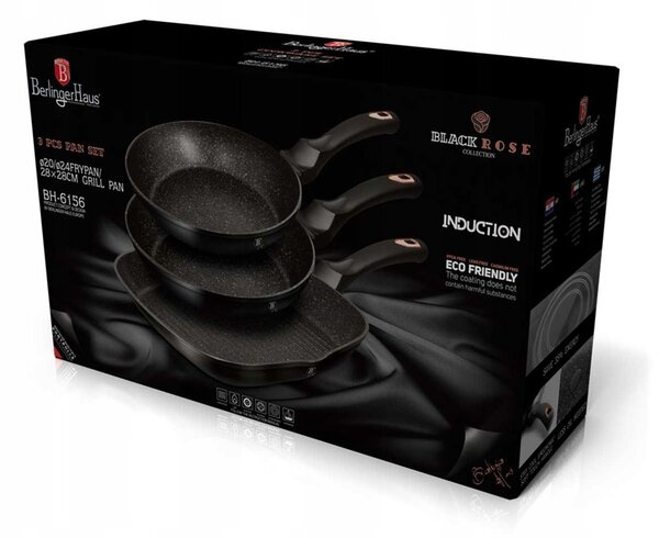 Tradiční pánev Berlinger Haus Black Rose 20 cm s granitovým povrchem