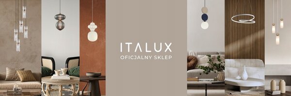 Nástěnné svítidlo Italux bílé, integrovaný LED zdroj 20 W
