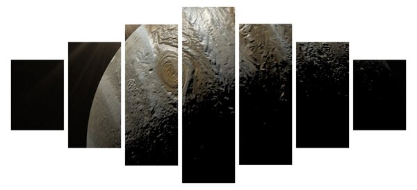 Obraz planety ve vesmíru (210x100 cm)