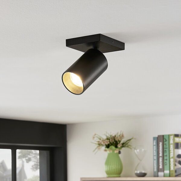 Stropní Lampa Arcchio, Brinja, stmívatelné, Černá, Chodba, Hliník, Moderní