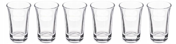 Dřevěný Tác pro Servírování NÁPOJŮ + 6x skleničky