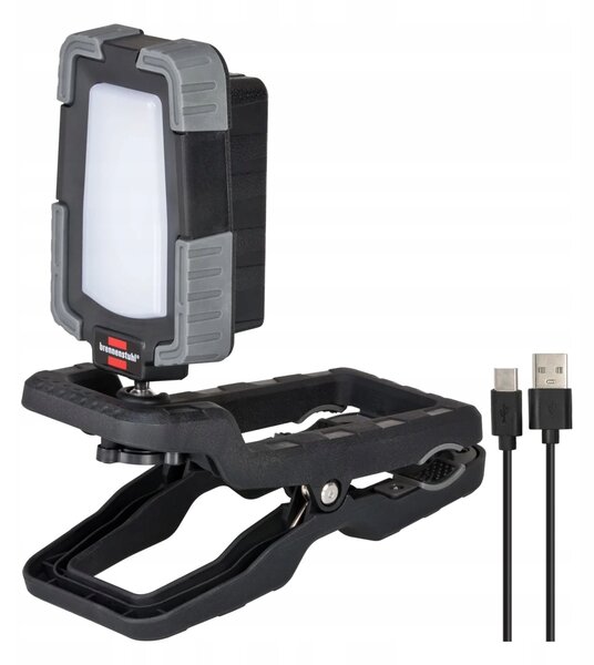BRENNENSTUHL LED REFLEKTOR MOBILNÍ AKU. NA KLIP 950 LM 6350K