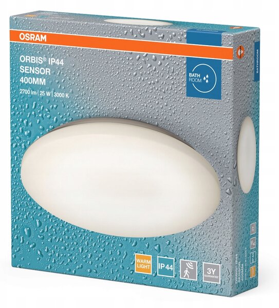 Stropní Svítidlo LED koupelnové svítidlo 25W 1800lm 3000K Bílý IP44 Orbis Osram