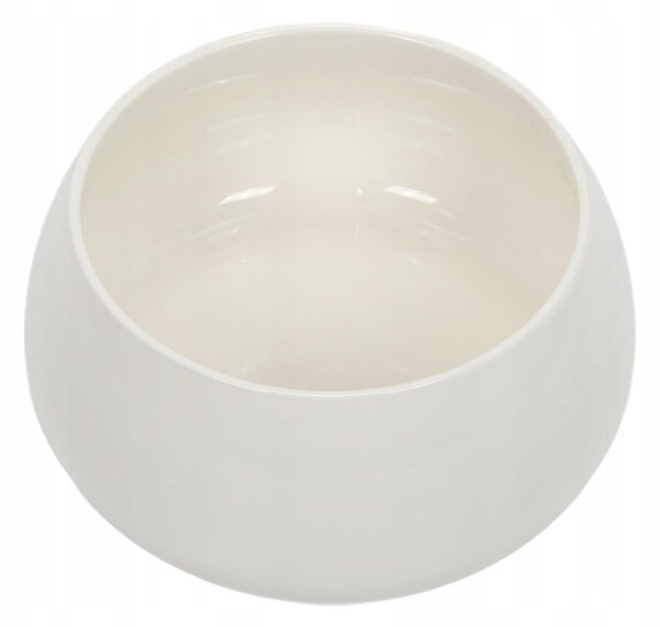 PORCELÁNOVÁ MÍSA BÍLÁ HLUBOKÝ TALÍŘ STYLOVÝ NORA 21X10,08 CM