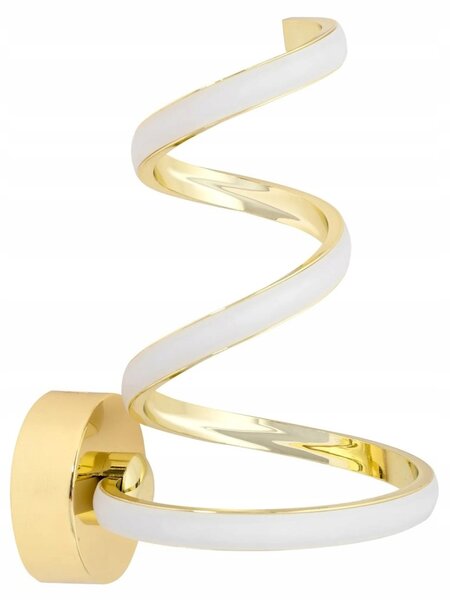 NÁSTĚNNÁ LAMPA KINKIET SPRING UP GOLD LED ZLATÁ