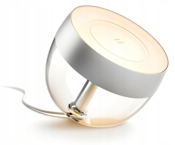 Stolní lampička Philips Hue Iris šedá, výkon až 8,2 W