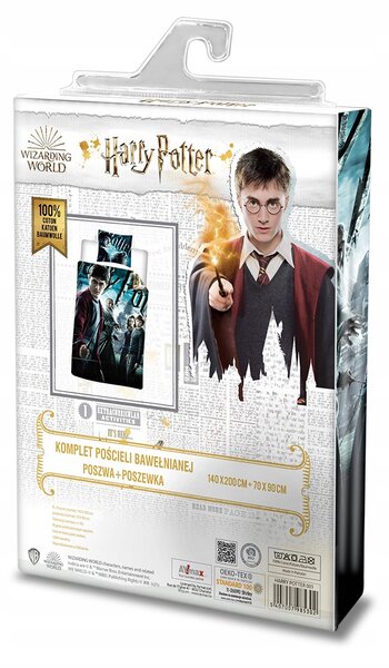 Sada povlečení Faro Harry Potter 140x200 cm, vícebarevné