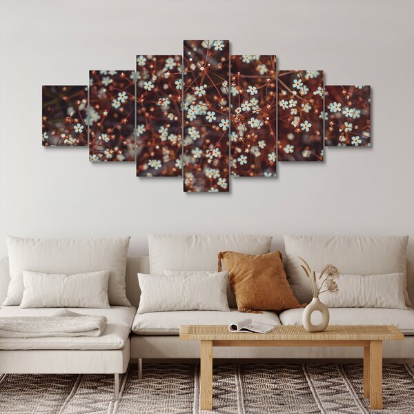 Obraz květiny Pomněnka lesní (210x100 cm)