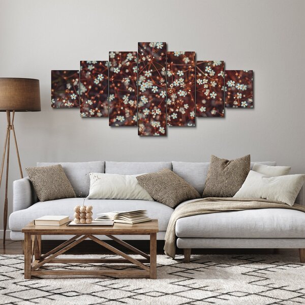 Obraz květiny Pomněnka lesní (210x100 cm)