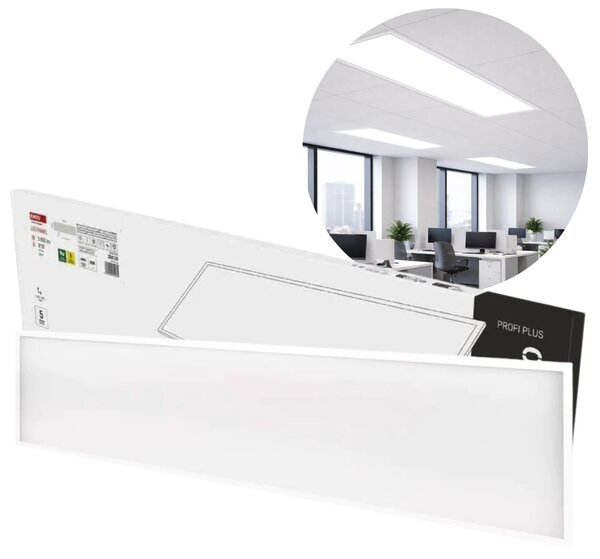 LED panel obdélníkový Emos bílý