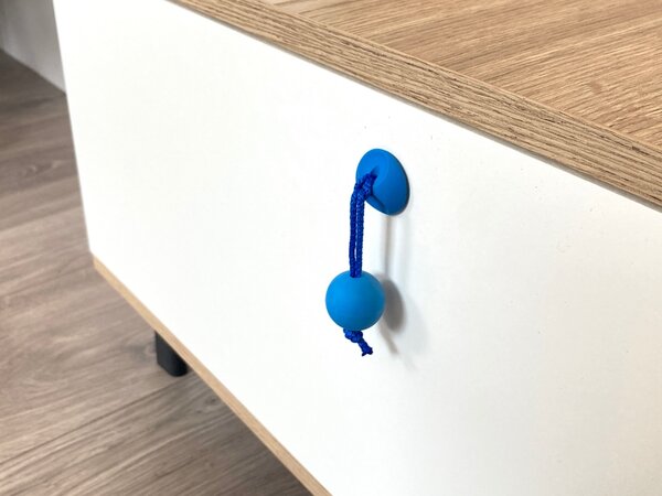 In-Design Nábytková knopka DUHA modrá