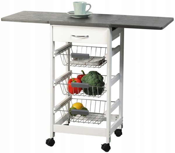 Kuchyňský vozík Kesper 25816-13 s rozkládací deskou