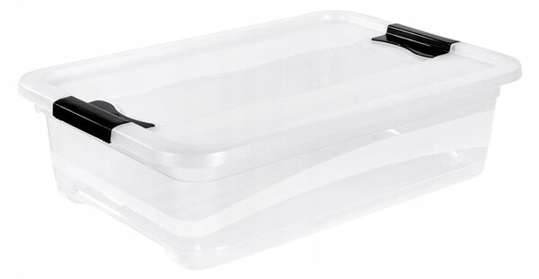 Keeeper Úložný box Crystalbox s víkem, 28 l, PP