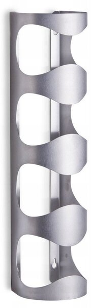 Zeller Present Stojan na víno, 45 × 9,8 × 11,5 cm, nerezová ocel, 4 ks 27365