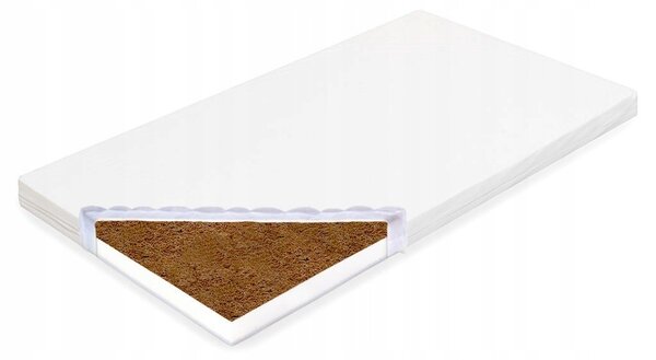 Dětská matrace New Baby BASIC 120x60x5 cm kokos-molitan bílá