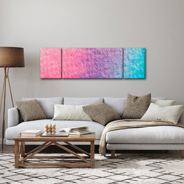 Obraz barevné textury (170x50 cm)