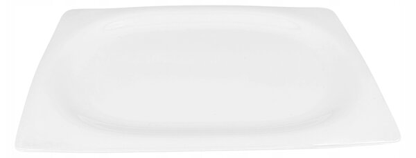 Porcelánový servírovací tác Verto 35 x 23 cm, bílý