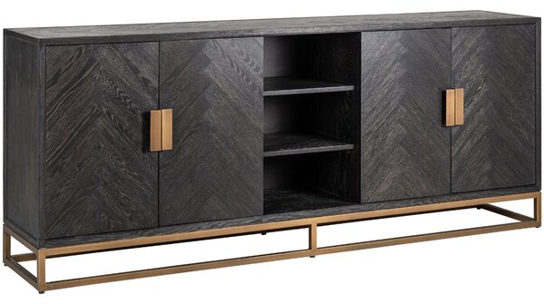 -25 % Dny MOMENTI– Richmond Dubová komoda Blackbone 225 x 45 cm