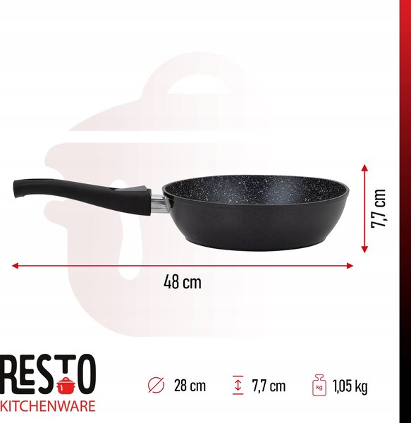 Tradiční pánev Resto 28 cm s nepřilnavým povrchem