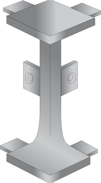 In-Design Vnější roh k úchytovému profilu GOLA-C eloxovaný hliník