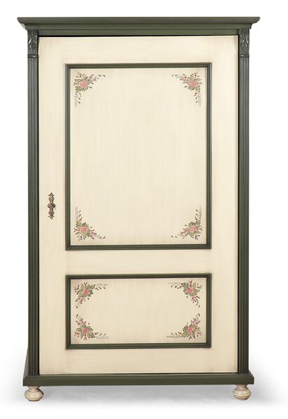 Jednodveřová malovaná šatní skříň ze série Le Florac