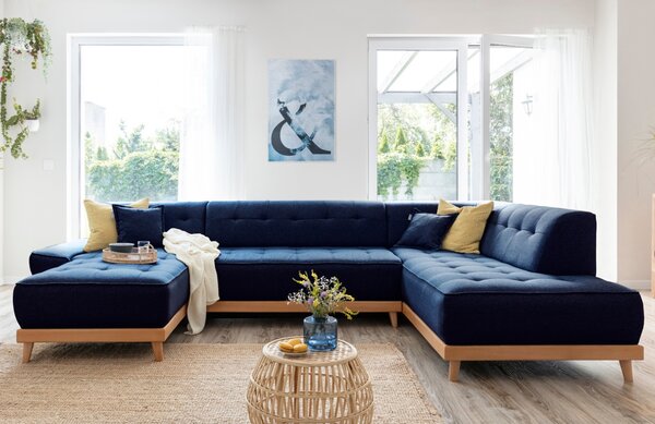 -25 % Dny MOMENTI– Miuform Rozkládací pohovka Dazzling Daisy 330 cm, pravá