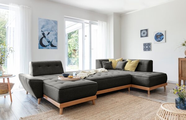 -25 % Dny MOMENTI– Miuform Rozkládací pohovka Dazzling Daisy 330 cm, pravá