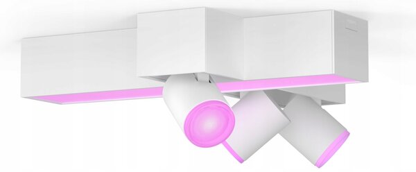Stropní bodové svítidlo obdélníkové Philips Hue bílé
