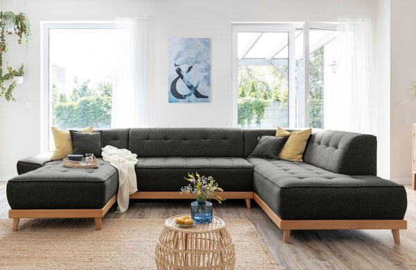 -25 % Dny MOMENTI– Miuform Rozkládací pohovka Dazzling Daisy 330 cm, pravá