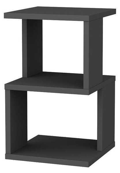 Noční stolek ZUNA 30x30 cm antracit
