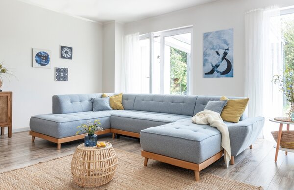 -25 % Dny MOMENTI– Miuform Rozkládací pohovka Dazzling Daisy 330 cm, levá