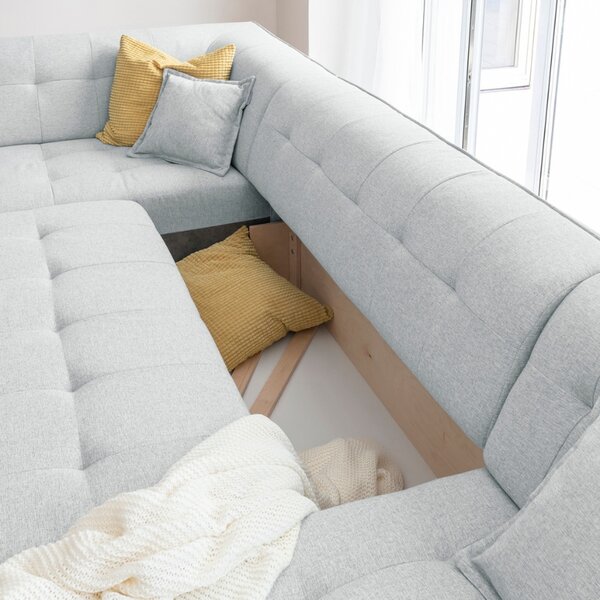 -25 % Dny MOMENTI– Miuform Rozkládací pohovka Dazzling Daisy 330 cm, levá