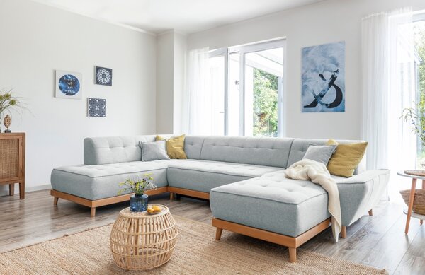 -25 % Dny MOMENTI– Miuform Rozkládací pohovka Dazzling Daisy 330 cm, levá