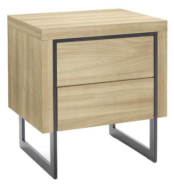 Noční stolek ZARINE 50x40 cm dub