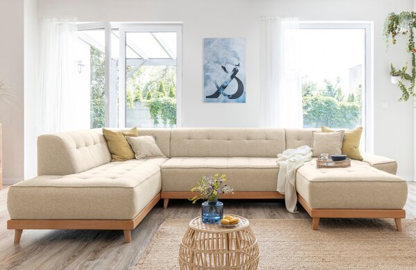 -25 % Dny MOMENTI– Miuform Rozkládací pohovka Dazzling Daisy 330 cm, levá