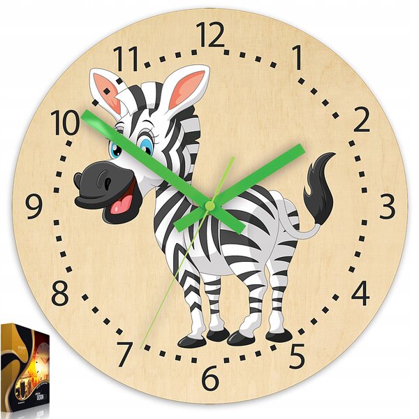 Hodiny pro dítě Zebra KRÁSNÉ ČÍSLICE