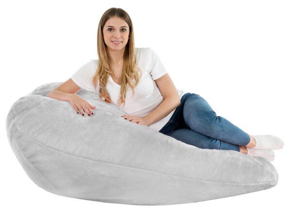 Sedací vak DROP XXL Yeti šedý