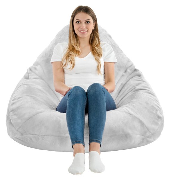 Sedací vak DROP XXL Yeti šedý
