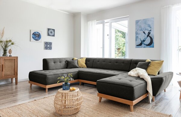 -25 % Dny MOMENTI– Miuform Rozkládací pohovka Dazzling Daisy 330 cm, levá